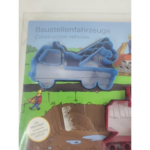 Construction Site Vehicles Biscuit Cookie Cutters 3 German Baustellenfahrzeuge - Picture 9 of 10